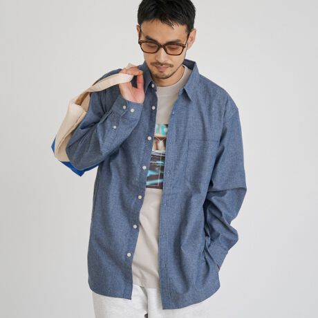 [^ԁF75106000001]HDĂd˂ĂBOV[Y􂷂tlVcfUC/fޖnŃVvɎdグAUSARbg̃tlVcBNъ̂_炩ȔG肪Sn悭AlCr[ƃzCg2FWJŁAǂȃX^Cɂ킹₷\ACełBH͌yHDƂāA~̓jbgXEFbg̃Ci[ƂĂBꖇ͎ĂA[h[u̒ԃACełBFȂňFʌ򊴁FȂƒF\ilbggpjyӓ_zBei̓Tvׁ̈Aۂ̎dlƈقȂꍇ܂B摜̏i͌̏Ǝ˂pxAg̃j^[ɂAƐFقȂꍇ܂BX^WIB̉摜̐FɈԋ߂ȂĂ܂B\񏤕ȉꍇA͂\͂܂łڈƂȂ܂BY̓sA͂OサXܓ׎Ƃꍇ܂̂ŁA炩߂BiFUSA COTTONټiԁF75106000001