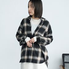 USA COTTONソフトフランネルシャツ（チェック）