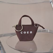 【再入荷・新色登場】coen（コーエン）ロゴトートバッグチャーム XS