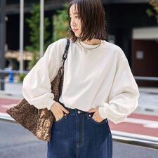 コーエン(coen)の【再入荷・新色登場】USAコットンボリュームスリーブロンTEE