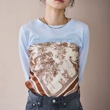 コーエン(coen)のアソートプリント大判スカーフ