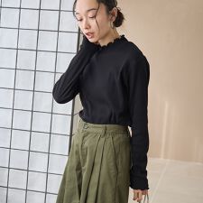 【定番 / 新色追加】メロータートルネックロンT