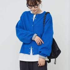 コーエン(coen)のスウェットライク2wayニットカーディガン