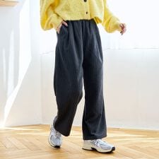 コーエン(coen)のTRストライプタックワイドパンツ