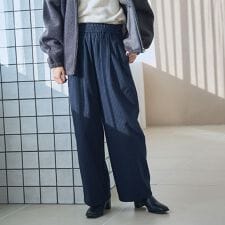 コーエン(coen)のTRストライプタックワイドパンツ