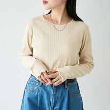 【定番 / 新色追加】メロークルーネックロンT