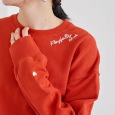 コーエン(coen)のハートモチーフ裏毛プルオーバー