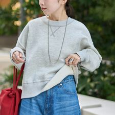 【新色登場】スウェットライク2wayニット