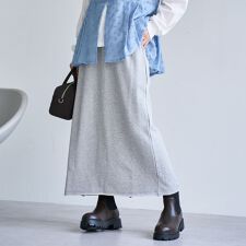 裏毛ナロースカート
