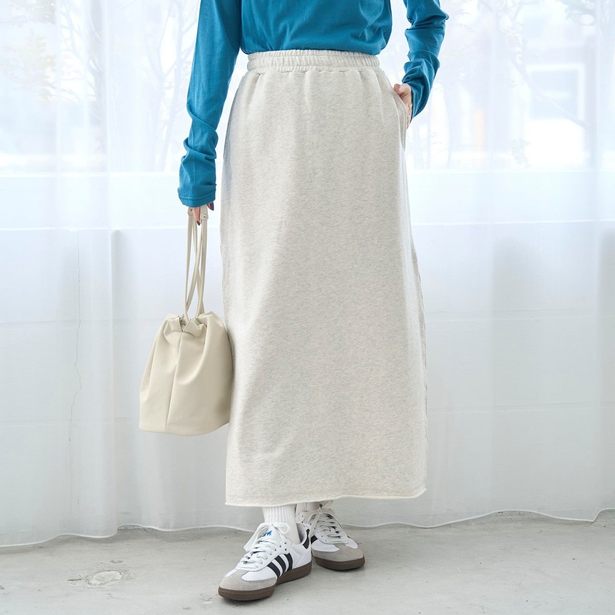 [�}���C]���уi���[�X�J�[�g/�R�[�G���icoen�j NATURAL