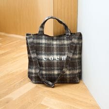 【一部WEB限定カラー・新素材】2way coen（コーエン）ロゴ アソートトートバッグ