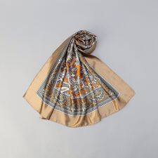 コーエン(coen)のペイズリー柄プリント大判スカーフ