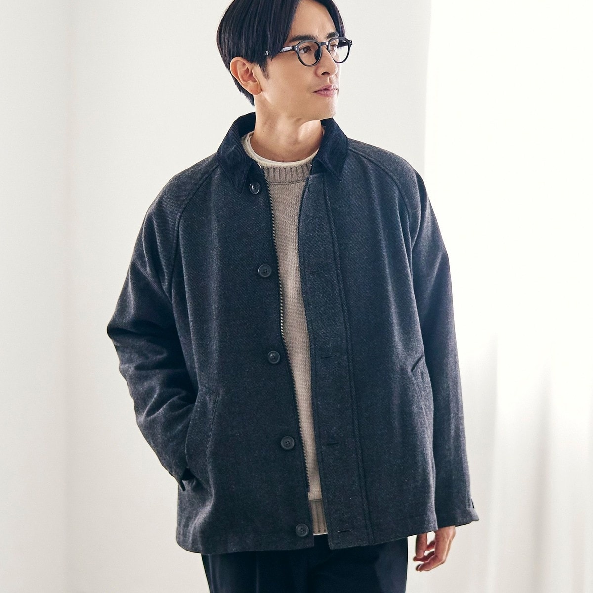 その他ブランド / CO:DO/ジャケット/--/ウール ウールブレンドツイルジャケット | コーエン(coen) | マルイウェブチャネル