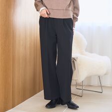 コーエン(coen)の【定番】イージービューティー裏起毛ワイドパンツ（WEB限定サイズあり）