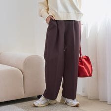 コーエン(coen)の【定番】イージービューティー裏起毛ワイドパンツ（WEB限定サイズあり）