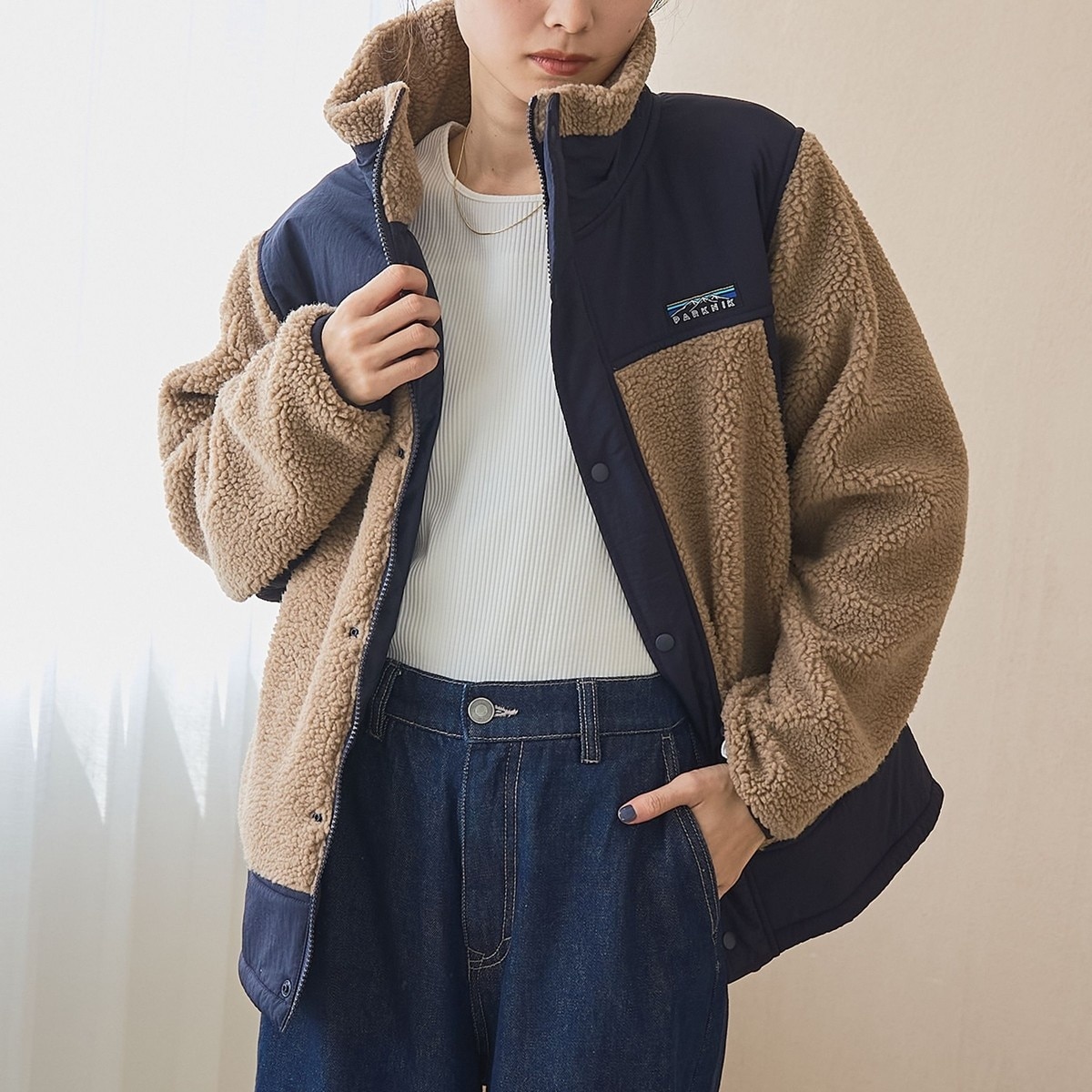 PARKNIK（パークニック）】切替ボアブルゾン | コーエン(coen