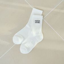 COENロゴ刺繍リブソックス