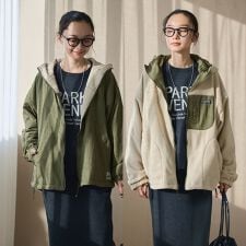 コーエン(coen)の【PARKNIK（パークニック）】リバーシブルフーディブルゾン