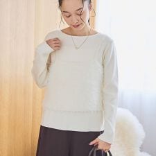 【セットアイテム】ウォッシャブル シャギーニットキャミセット