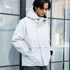 ヒートシェルターフードブルゾン【保温性、撥水性、帯電防止（裏生地）】