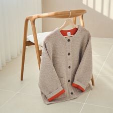 コーエン(coen)のダブルフェイス アウターライクニットカーディガン