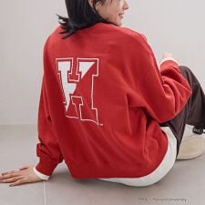 2wayアソートカレッジロゴ裏毛スウェット