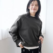 【REVERSE WARM】あったかクルーネックプルオーバー スウェット