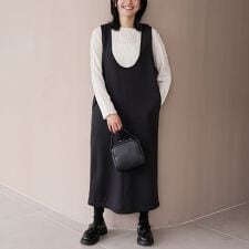 【REVERSE WARM】あったかスウェット Uネックジャンスカ