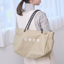 coen（コーエン）ロゴ ポリキャンバスショルダーバッグ（WEB限定カラーあり）