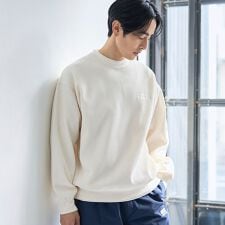 SOLOTEX(R)ヘビーワッフルクルーネック