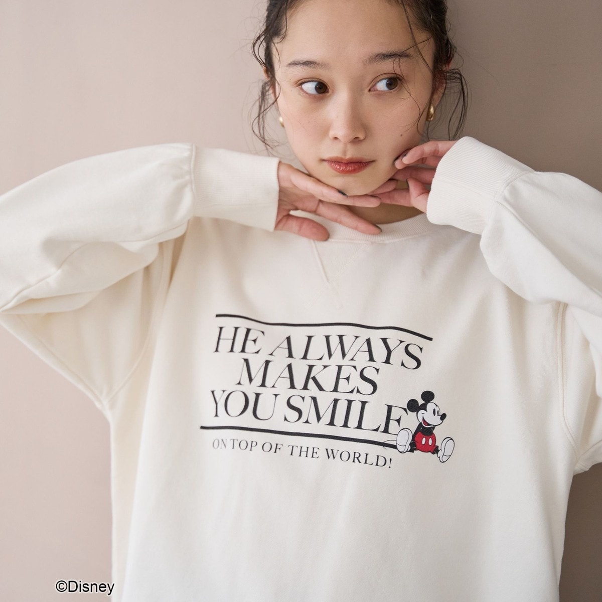 MICKEY（ミッキー）/別注】ショート丈裏毛ロゴスウェット | コーエン 