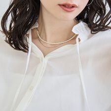 マルチウェイ プチパールネックカフ