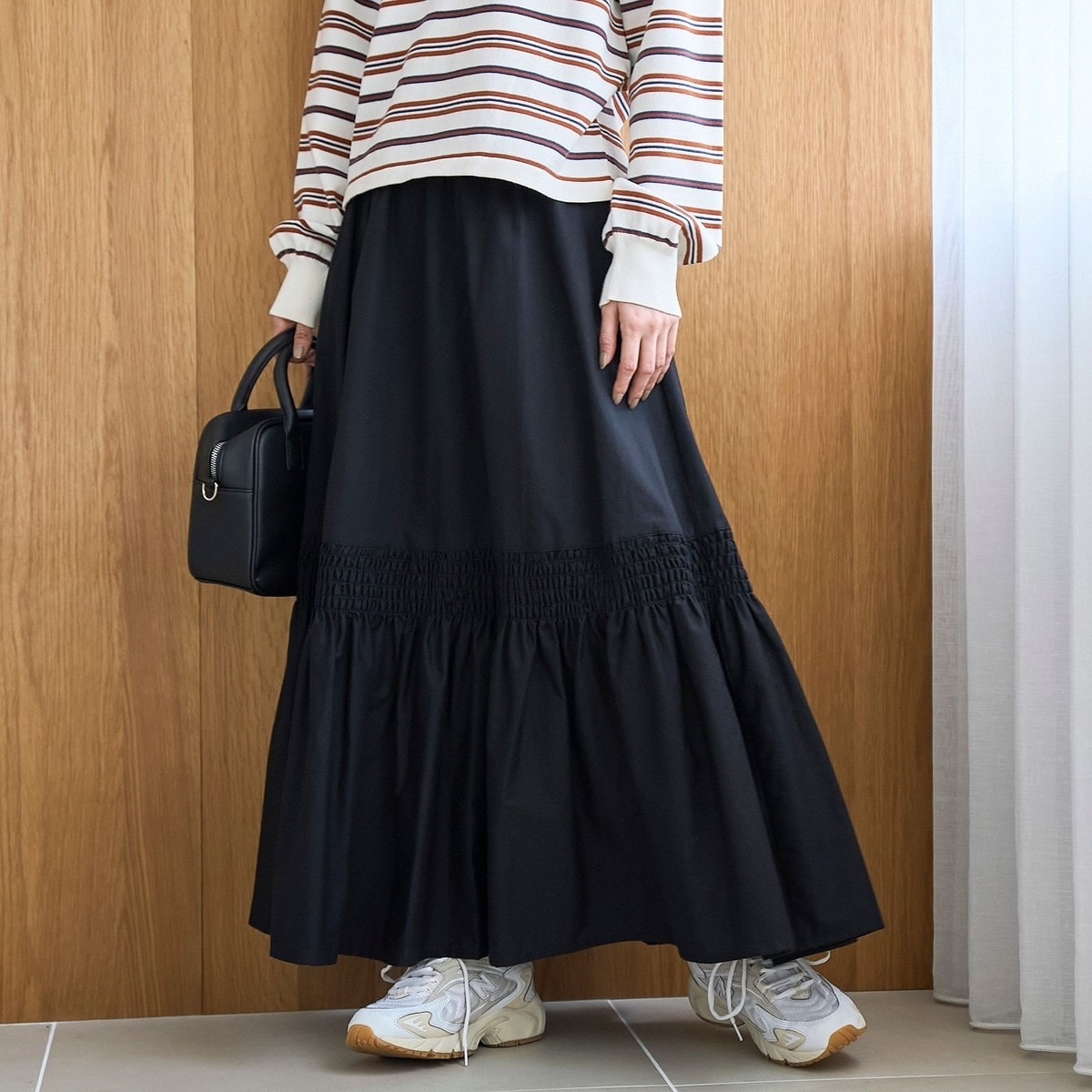 [�}���C]�R�b�g���^�C�v���C�^�[ �V���[�����O�e�B�A�[�h�X�J�[�g/�R�[�G���icoen�j BLACK