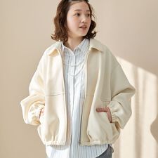 ダンボール襟付きブルゾン【インフルエンサー紹介アイテム】