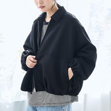 ダンボール襟付きブルゾン【インフルエンサー紹介アイテム】