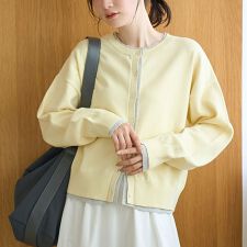 【PENNEYS（ぺニーズ）別注】 配色レイヤードライクカーディガン