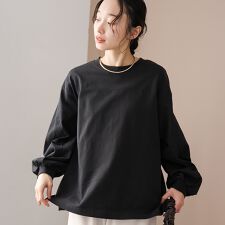 【リニューアル】USAコットン ボリュームスリーブロンT