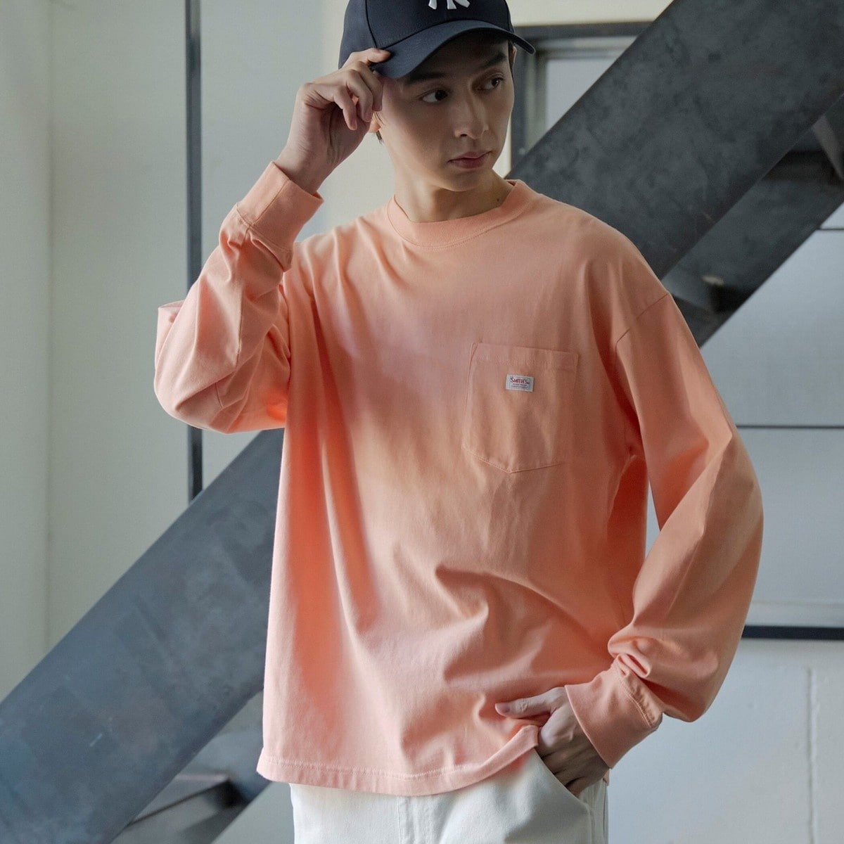 [�}���C]SMITH�fS�i�X�~�X�j�ʒ� ���B���e�[�W���C�N T�V���c/�R�[�G���icoen�j ORANGE