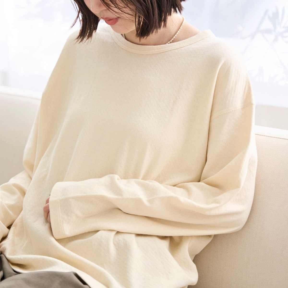 [�}���C]�yFeel Soft / �t�B�[���\�t�g�z�ڌ� �����O�X���[�uT�V���c/�R�[�G���icoen�j NATURAL