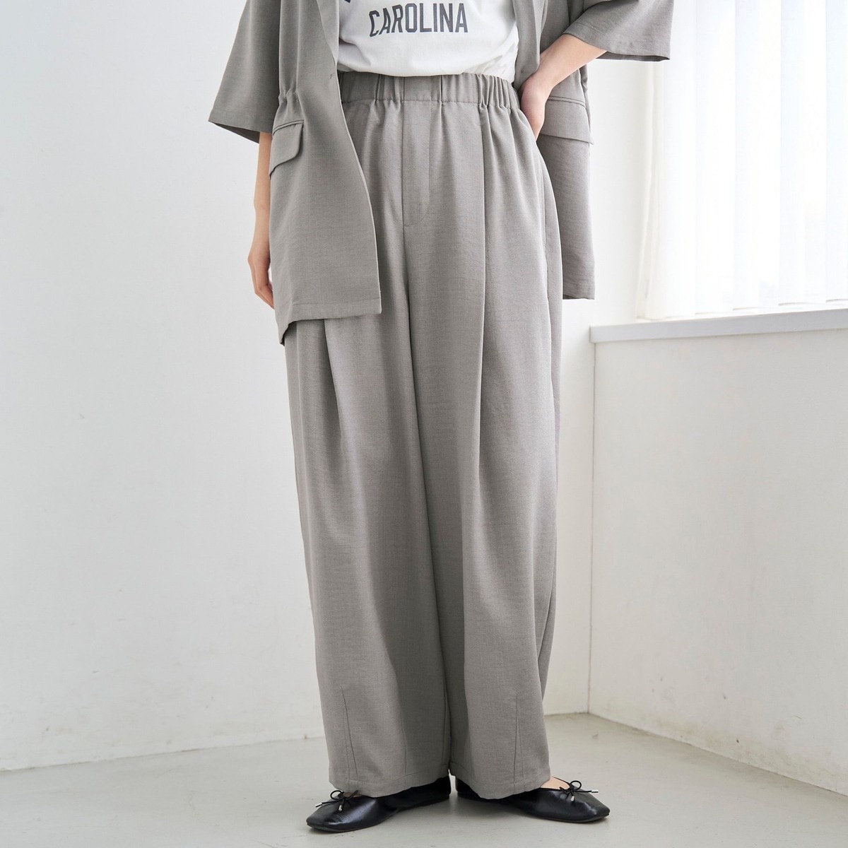 [�}���C]���l���^�b�`�C�[�W�[�J�[�u�p���c/�R�[�G���icoen�j LT.GRAY