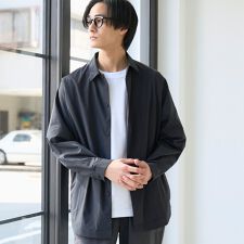 楽はおりシャツ【ストレッチ、防シワ】