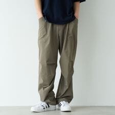 ストレッチテックナイロン コンフォートパンツ【ストレッチ、はっ水、耐摩耗性、UVカット】