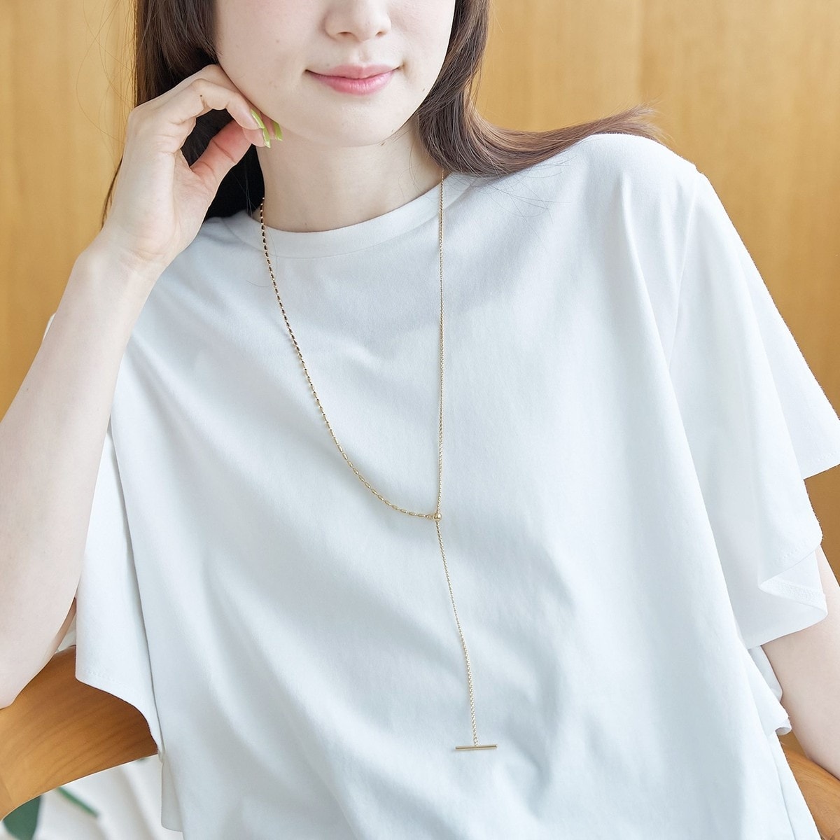 [�}���C]2way�~�b�N�X�`�F�[���l�b�N���X/�R�[�G���icoen�j GOLD
