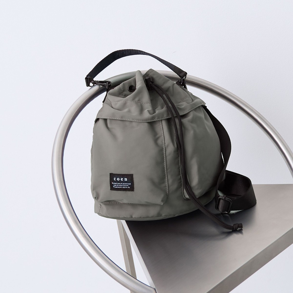 巾着ショルダーバッグ