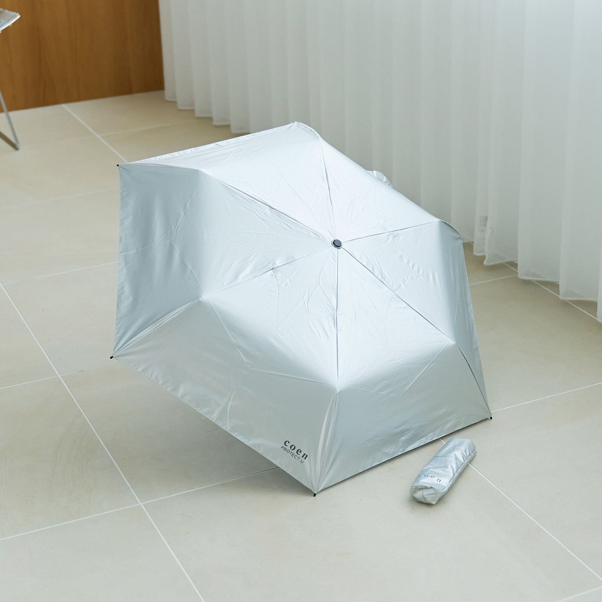 [�}���C]�yPROTECT U�z���J���p �܂��ݓ��P�i50cm�j/�R�[�G���icoen�j SILVER