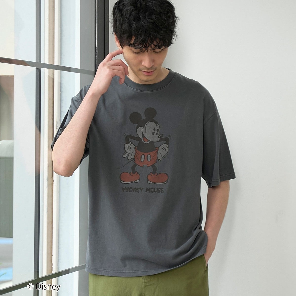 Mickey（ミッキー）ヴィンテージライクTシャツ | コーエン(coen