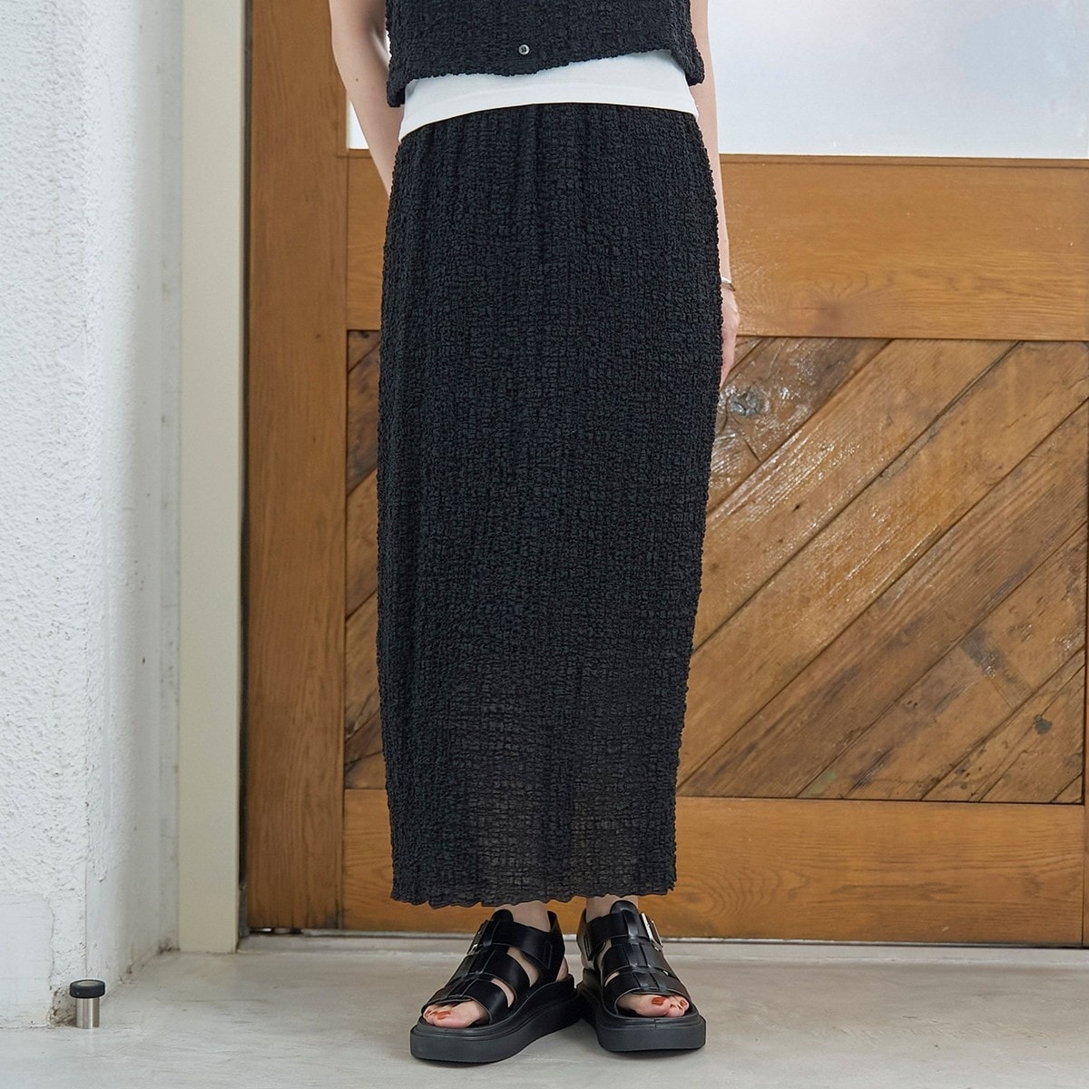 [�}���C]�|�R�|�R�V�A�[�i���[�X�J�[�g/�R�[�G���icoen�j BLACK