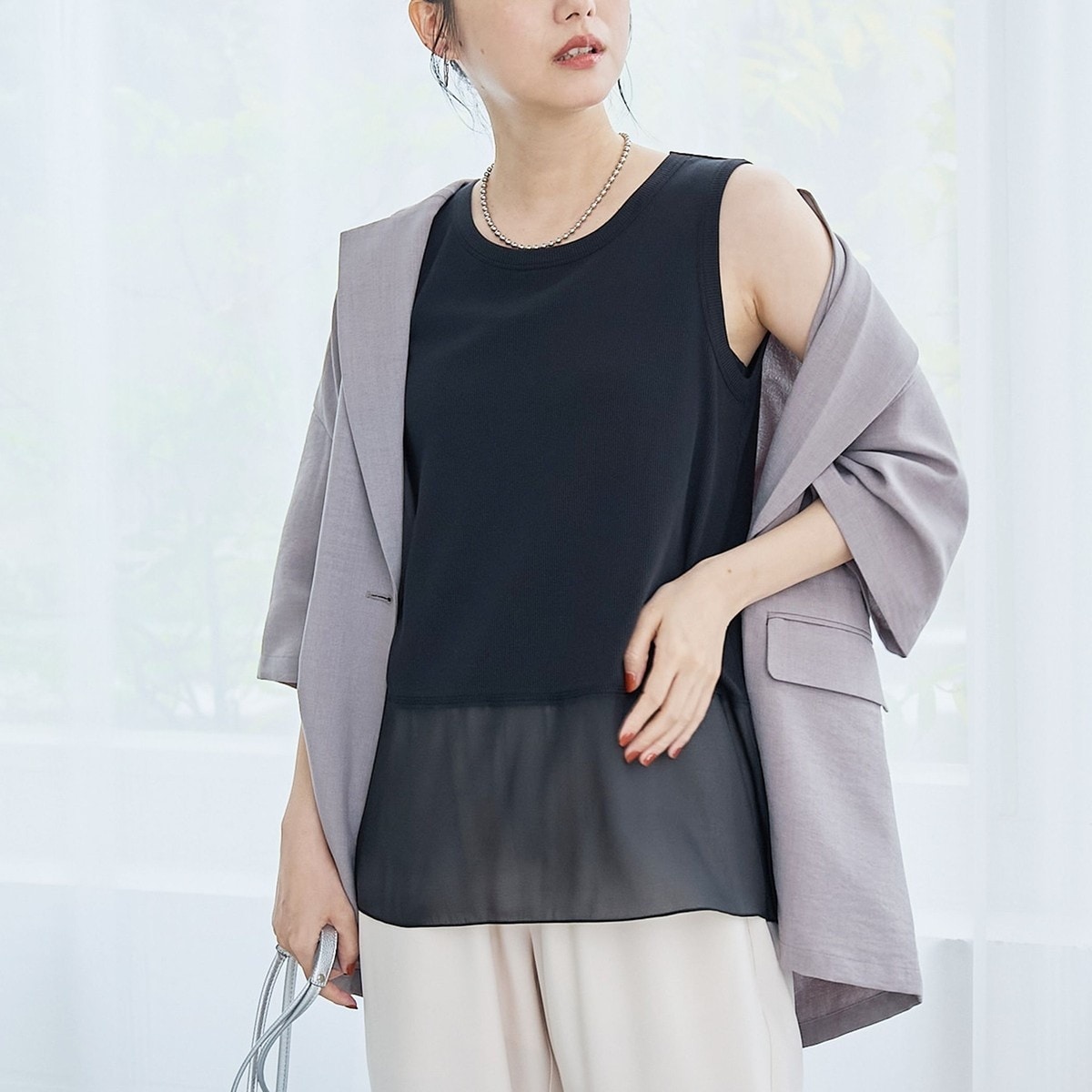 [�}���C]���V�A�[�ؑ� ���C���[�h���^���N�g�b�v/�R�[�G���icoen�j BLACK