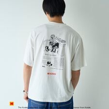 Kodak（コダック）カメラプリントTシャツ