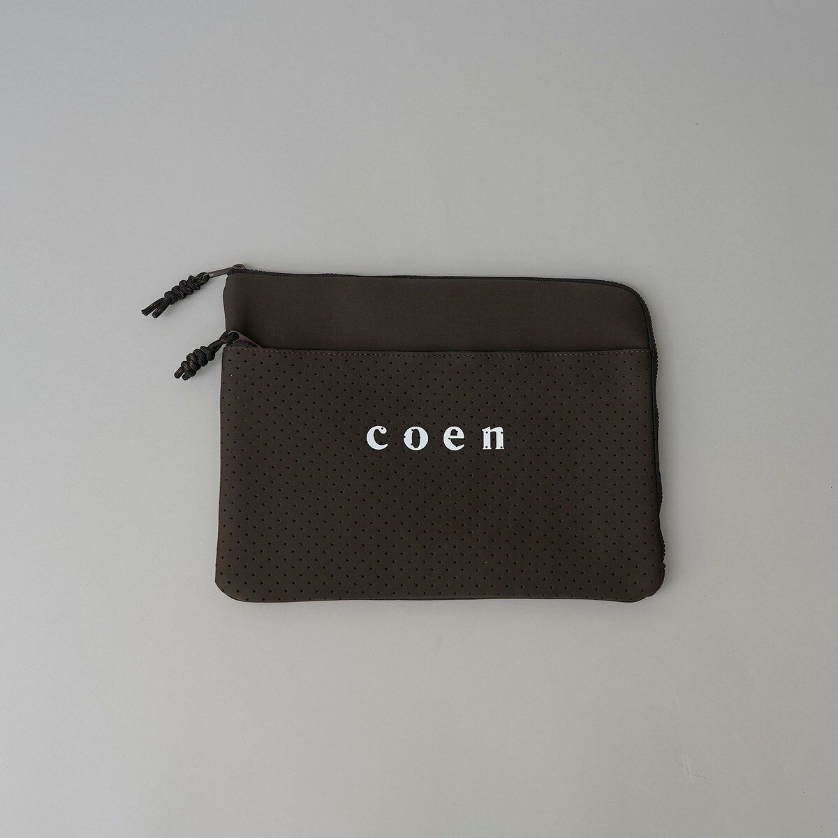 未開封 コーエンcoen クッション ブラウン グレー フェイス coen（コーエン）ロゴ ダイバーPCケース | コーエン(coen) | マルイ